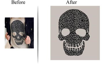 vector art portfolio 10 - Skull