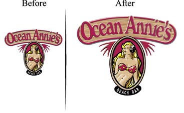 vector art conversion portfolio 7 - Ocean Annies